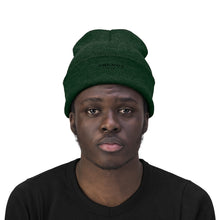 Load image into Gallery viewer, men Green Thumos Black Lettering, Knit Beanie,