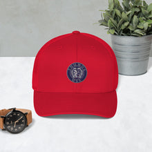 Load image into Gallery viewer, Red Trucker Cap with Official Thumos USA Logo

